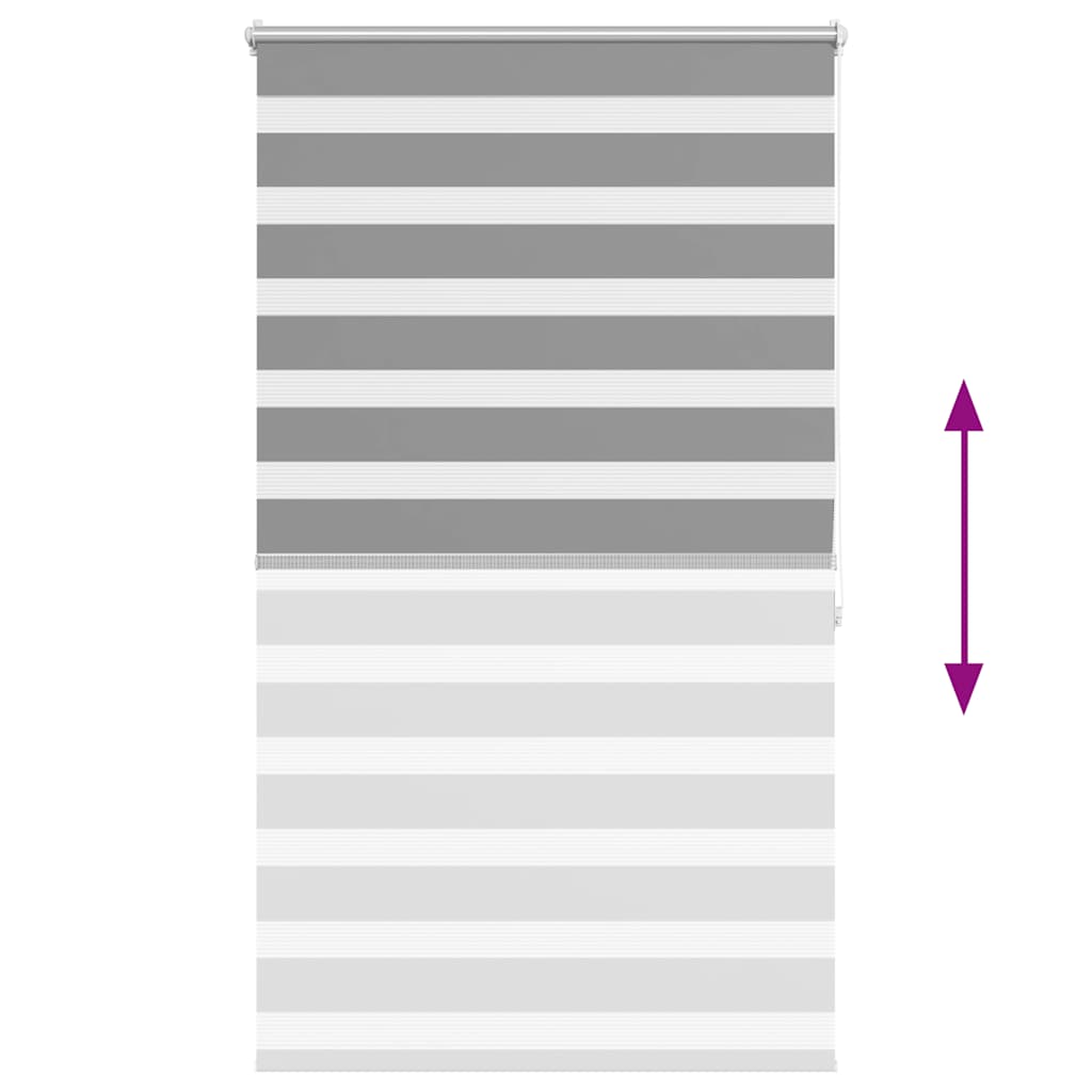 Zebra Blind 80 x 175 cm Grey