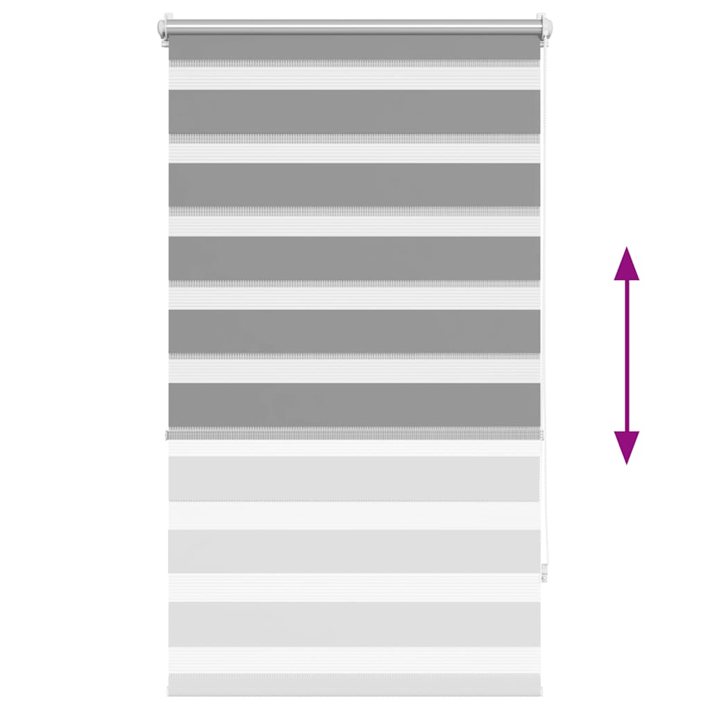 Zebra Blind 90 x 150 cm Grey