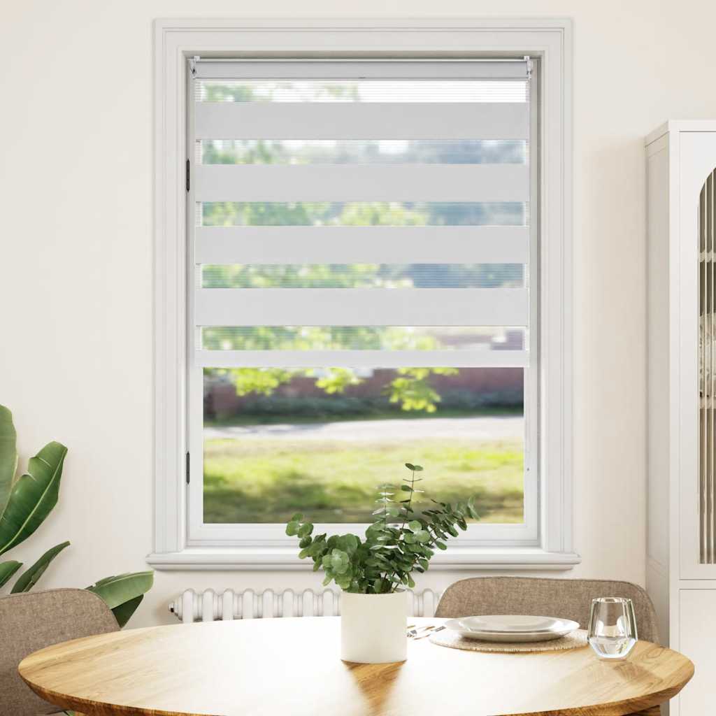 Zebra Blind 100 x 175 cm White