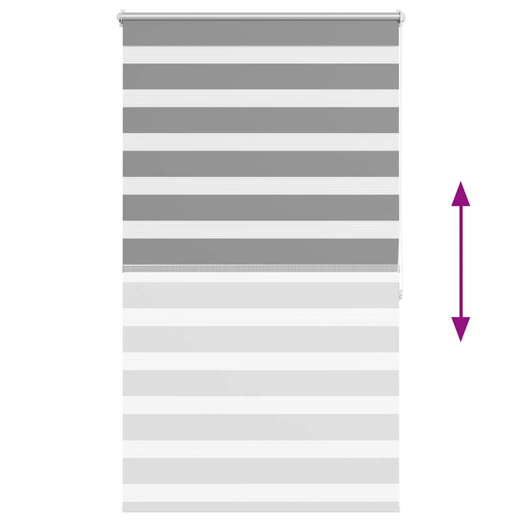 Zebra Blind 100 x 175 cm Grey