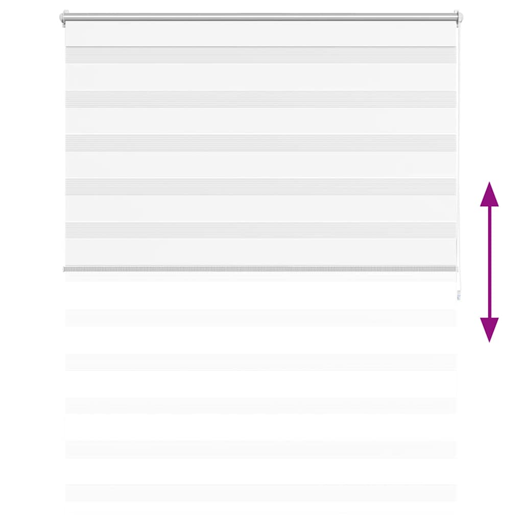 Zebra Blind 120 x 175 cm White