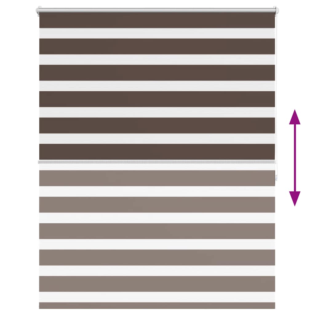 Zebra Blind 120 x 175 cm Coffee