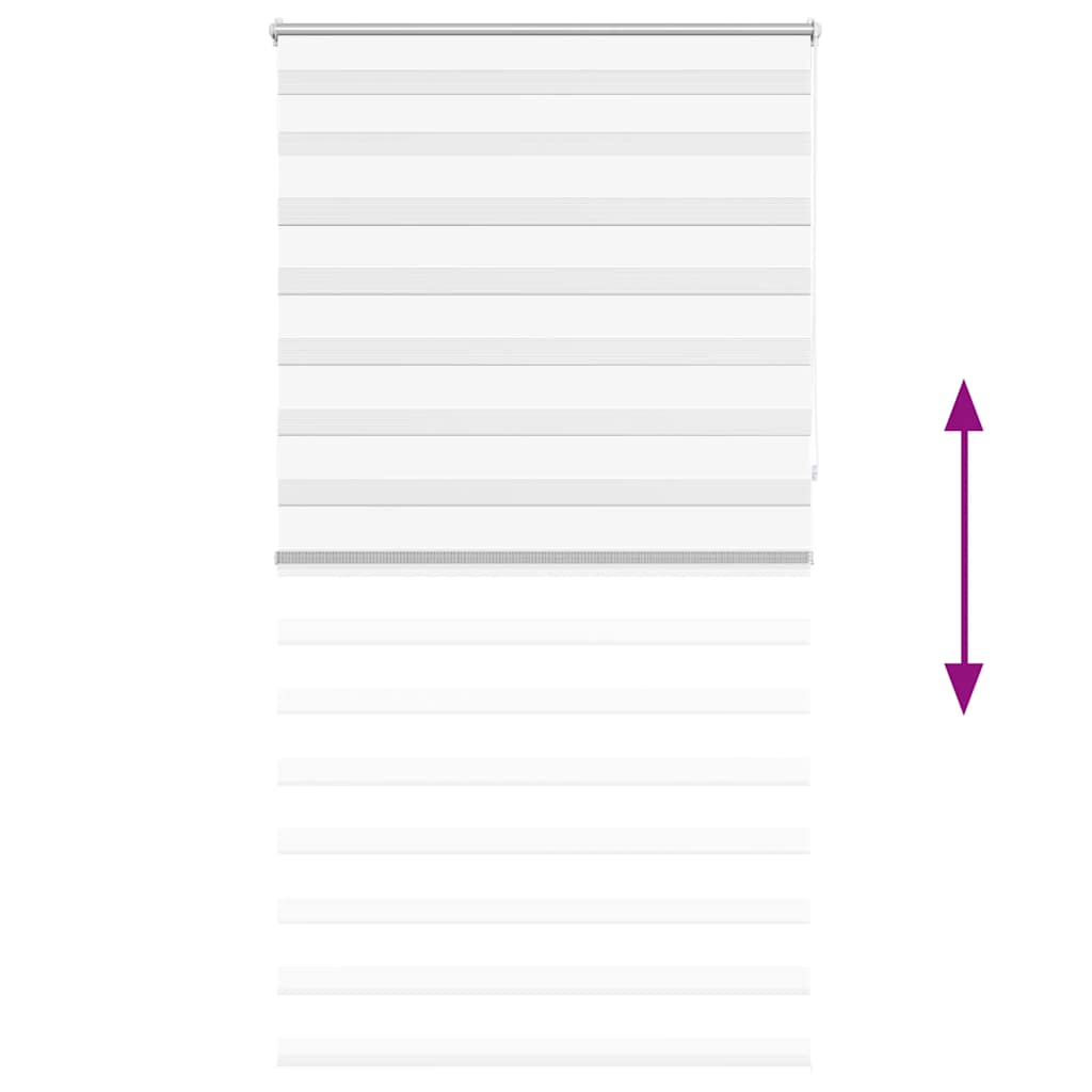 Zebra Blind 120 x 230 cm White
