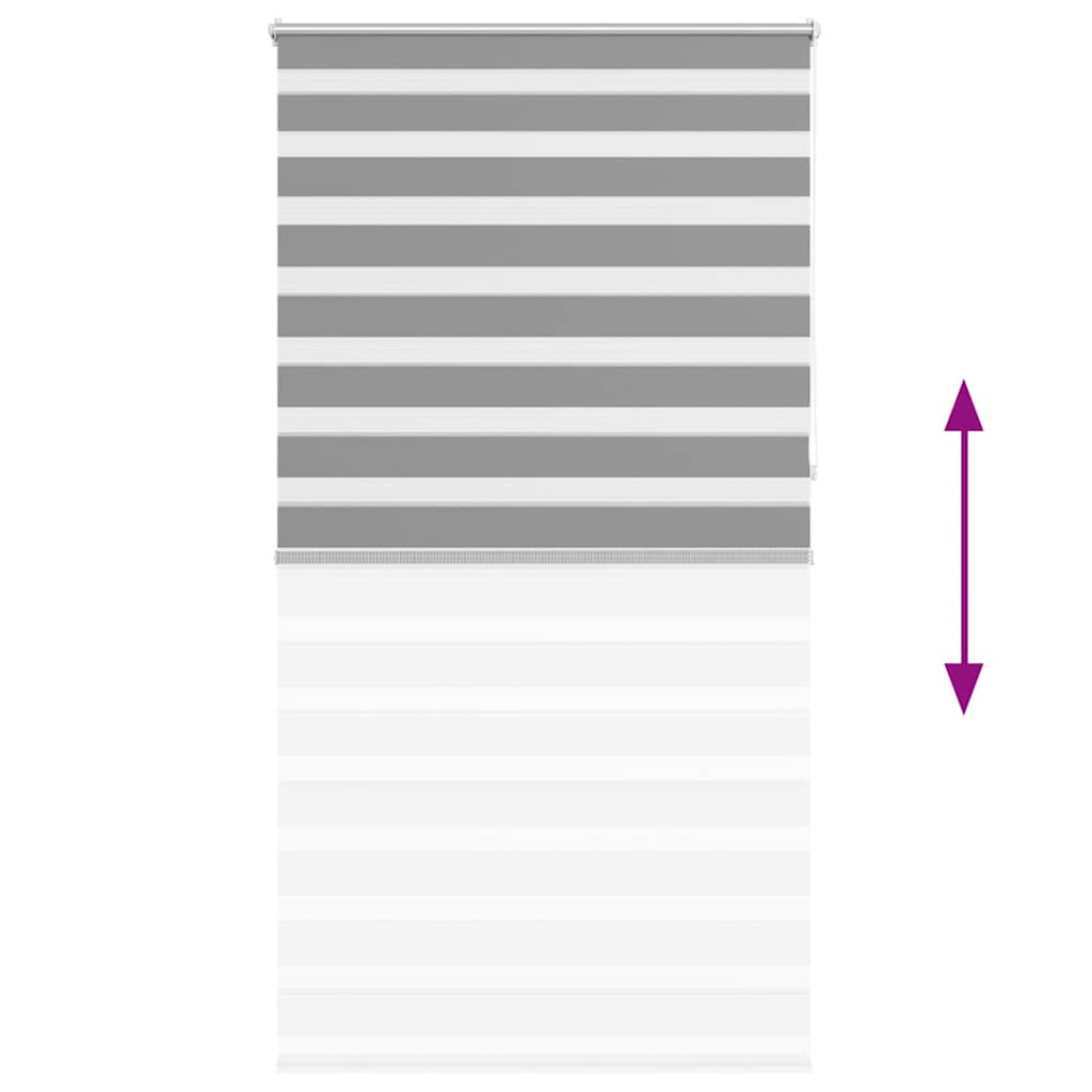 Zebra Blind 120 x 230 cm Grey