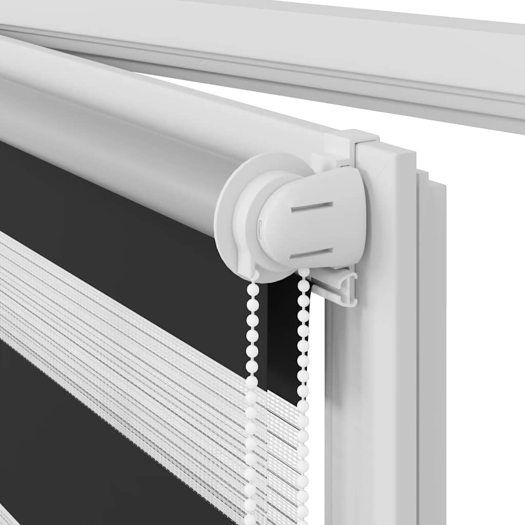 Zebra Blind 120 x 230 cm Black