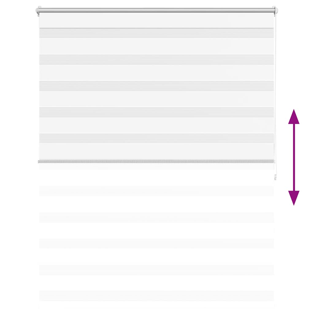 Zebra Blind 140 x 175 cm White