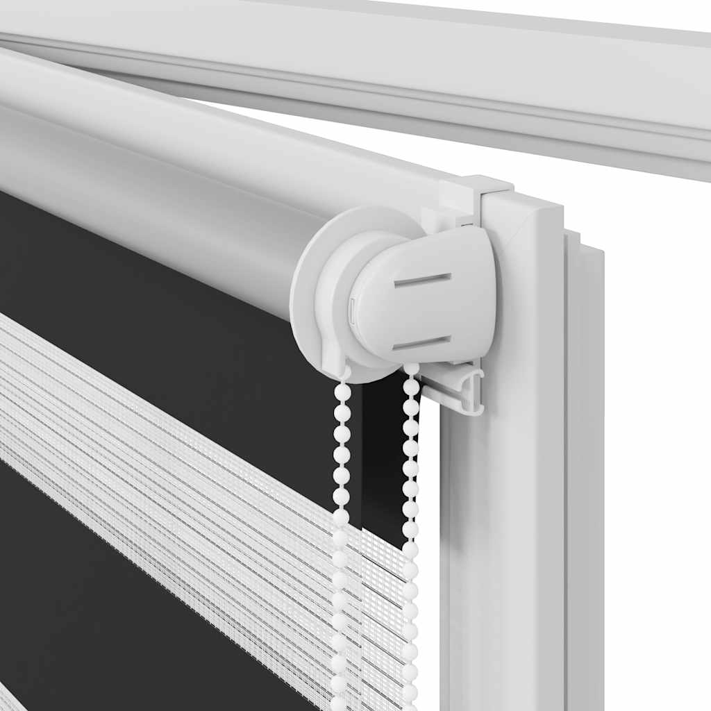 Zebra Blind 140 x 175 cm Black