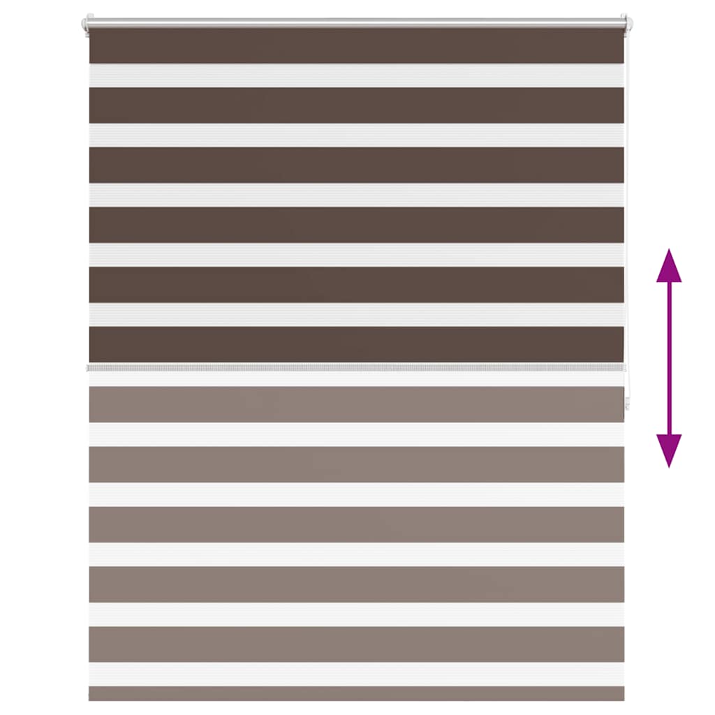 Zebra Blind 140 x 175 cm Coffee