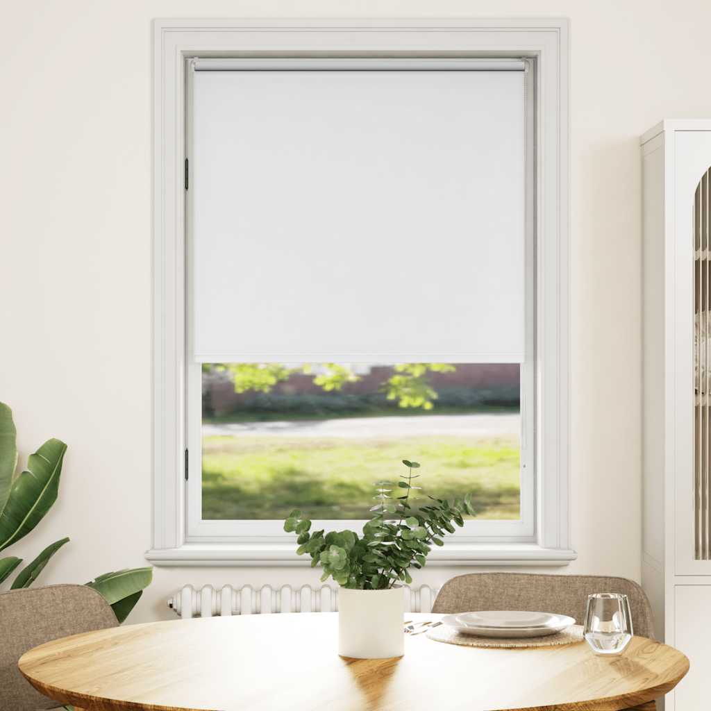 Roller blind blackout 80 x 175 cm white