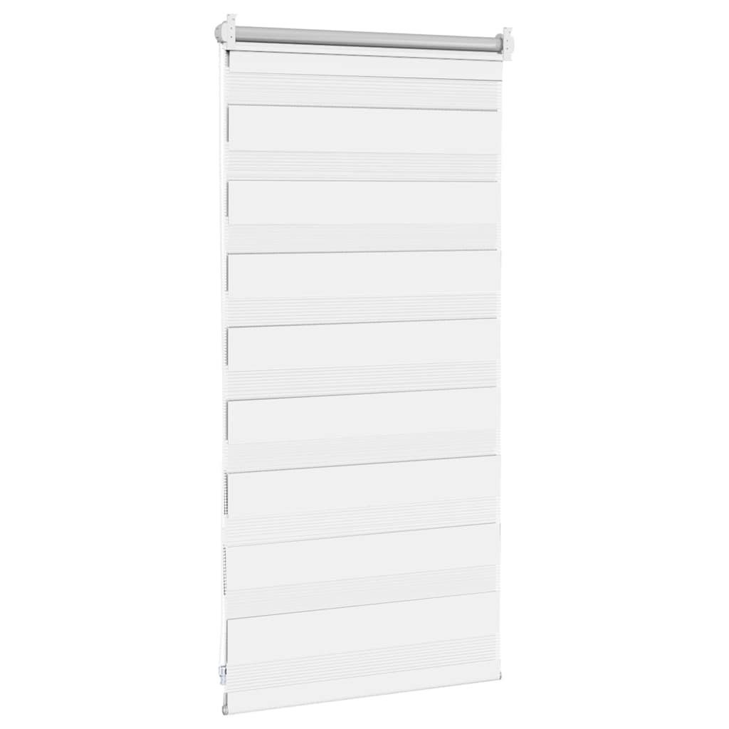 Zebra Blind 40 x 100 cm White