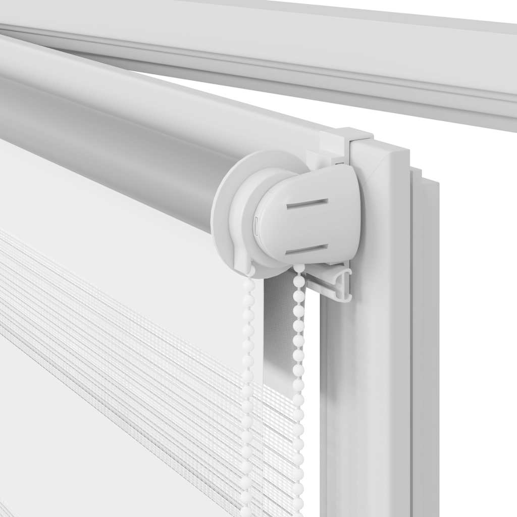 Zebra Blind 40 x 100 cm White