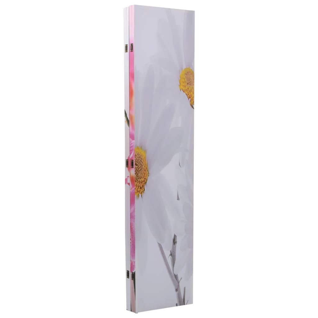 Folding Room Divider 160x170 cm Flower