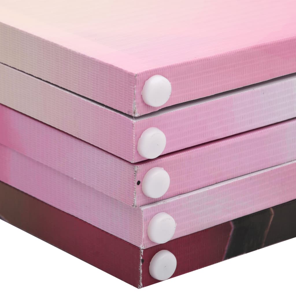 Folding Room Divider 160x170 cm Flower