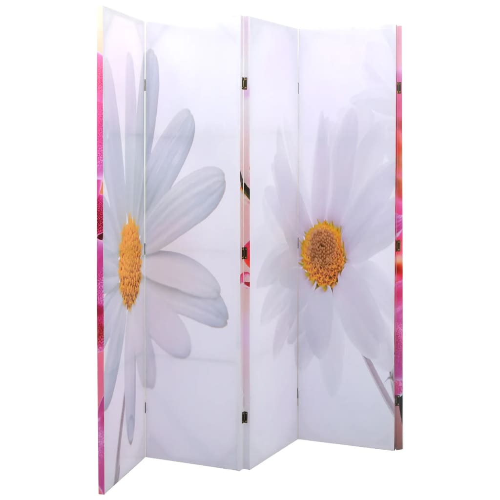 Folding Room Divider 200x170 cm Flower