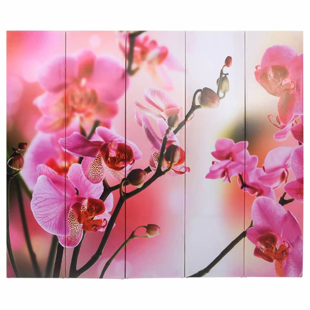 Folding Room Divider 200x170 cm Flower