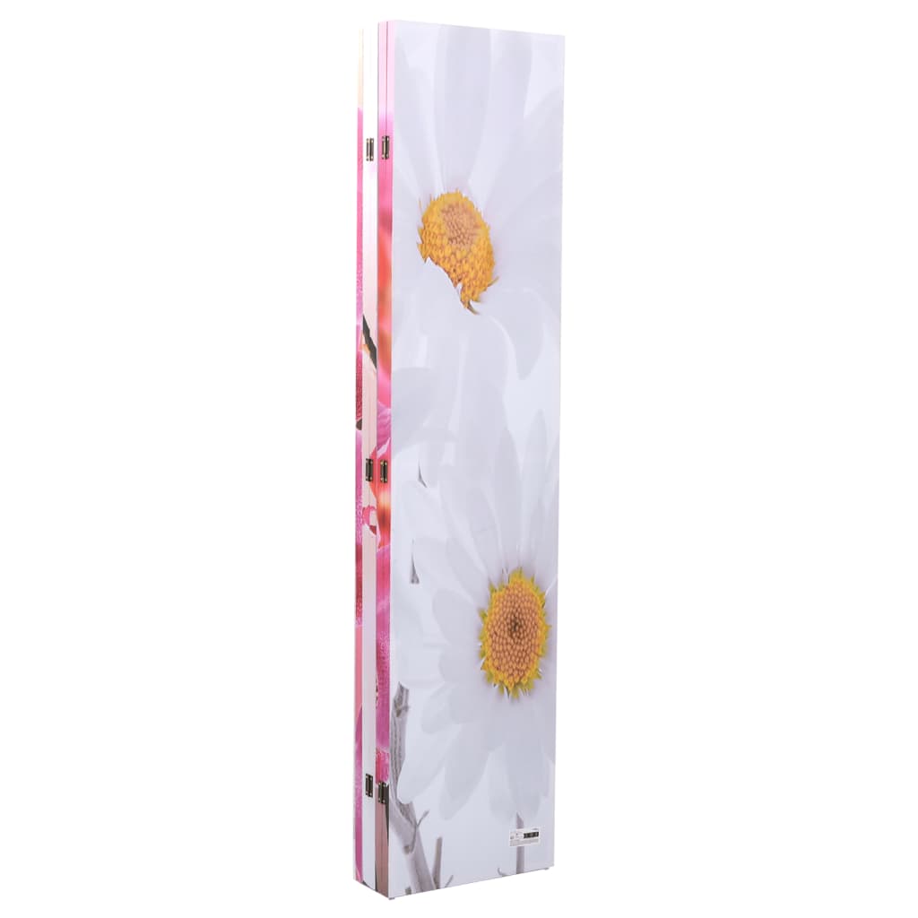 Folding Room Divider 200x170 cm Flower