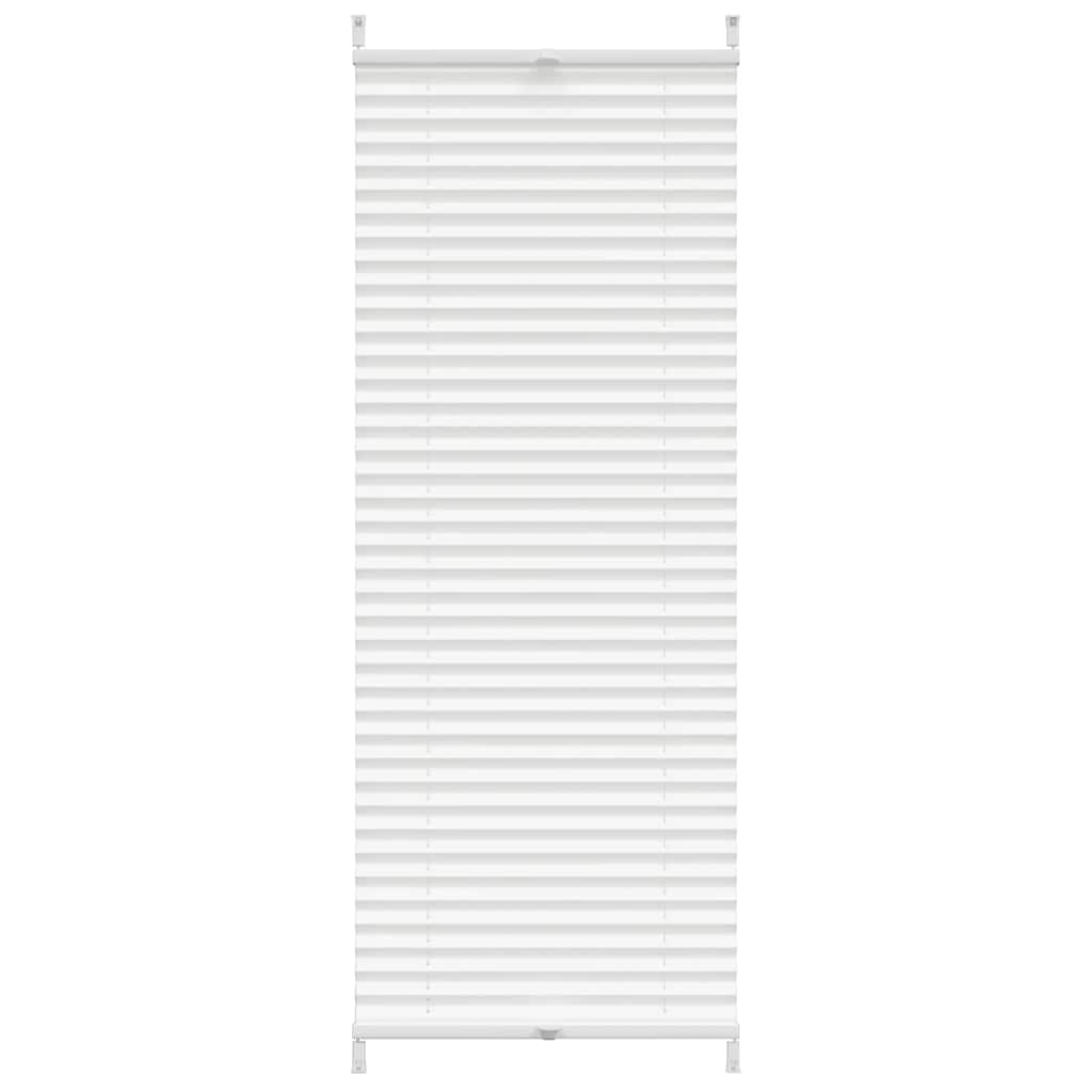 Plisse Blind 40x100cm White Pleated Blind