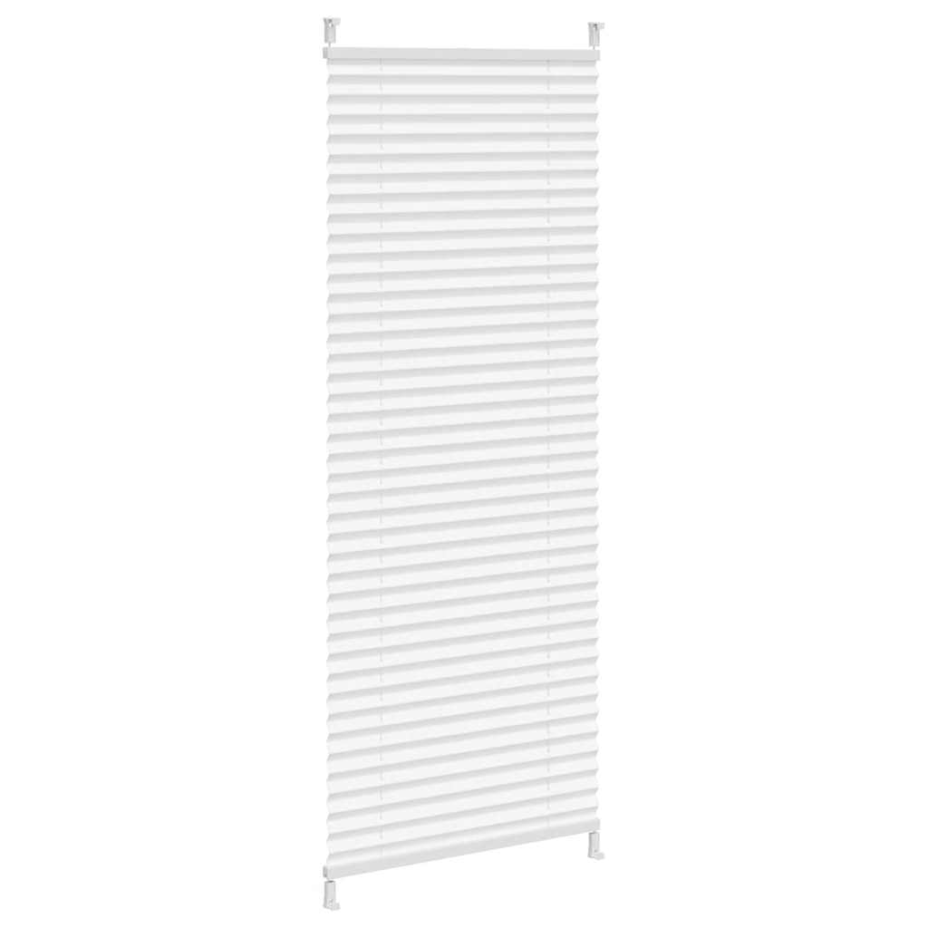 Plisse Blind 40x100cm White Pleated Blind