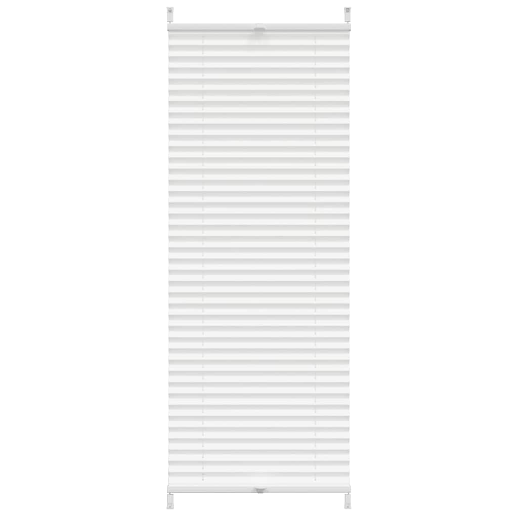 Plisse Blind 40x125cm White Pleated Blind