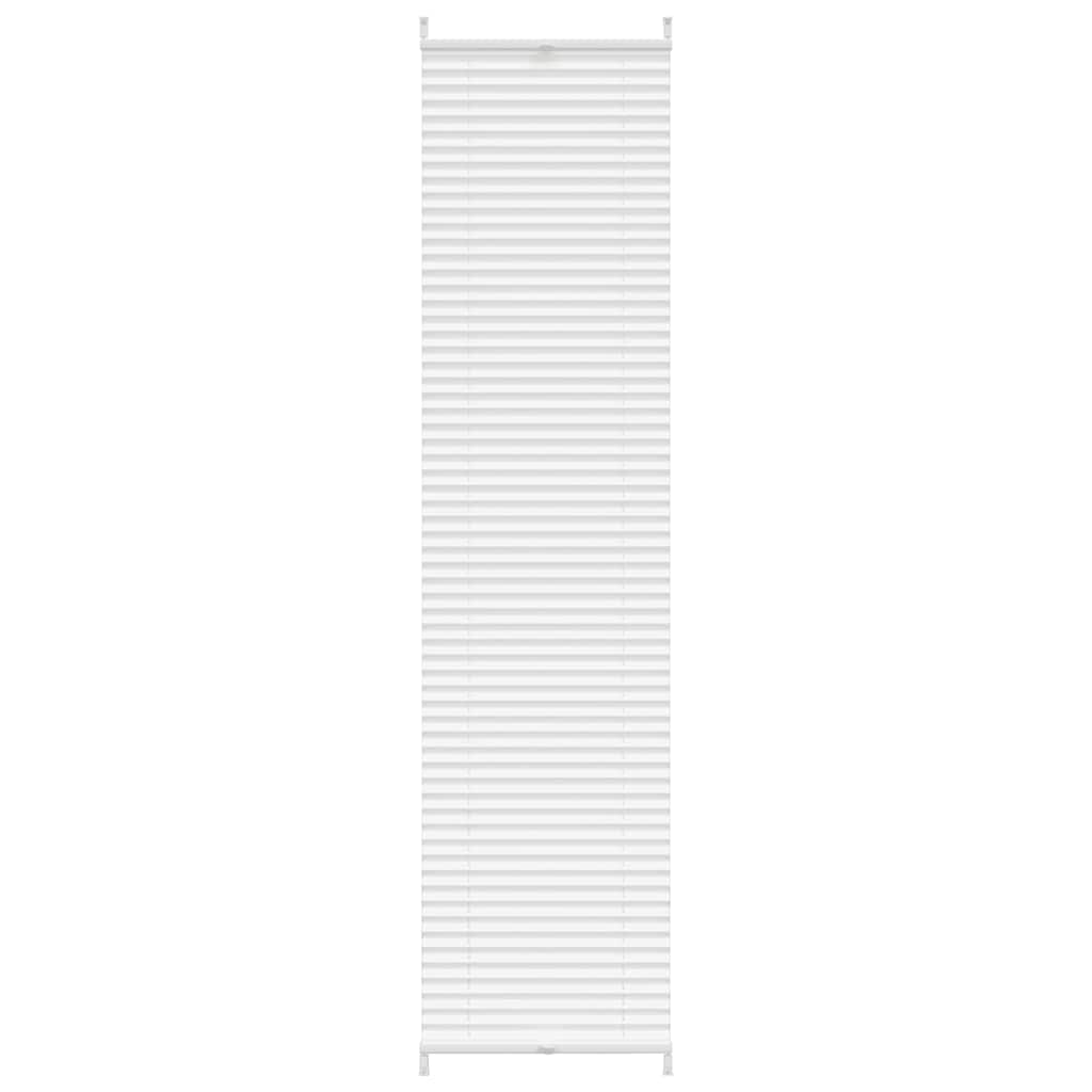 Plisse Blind 40x200cm White Pleated Blind