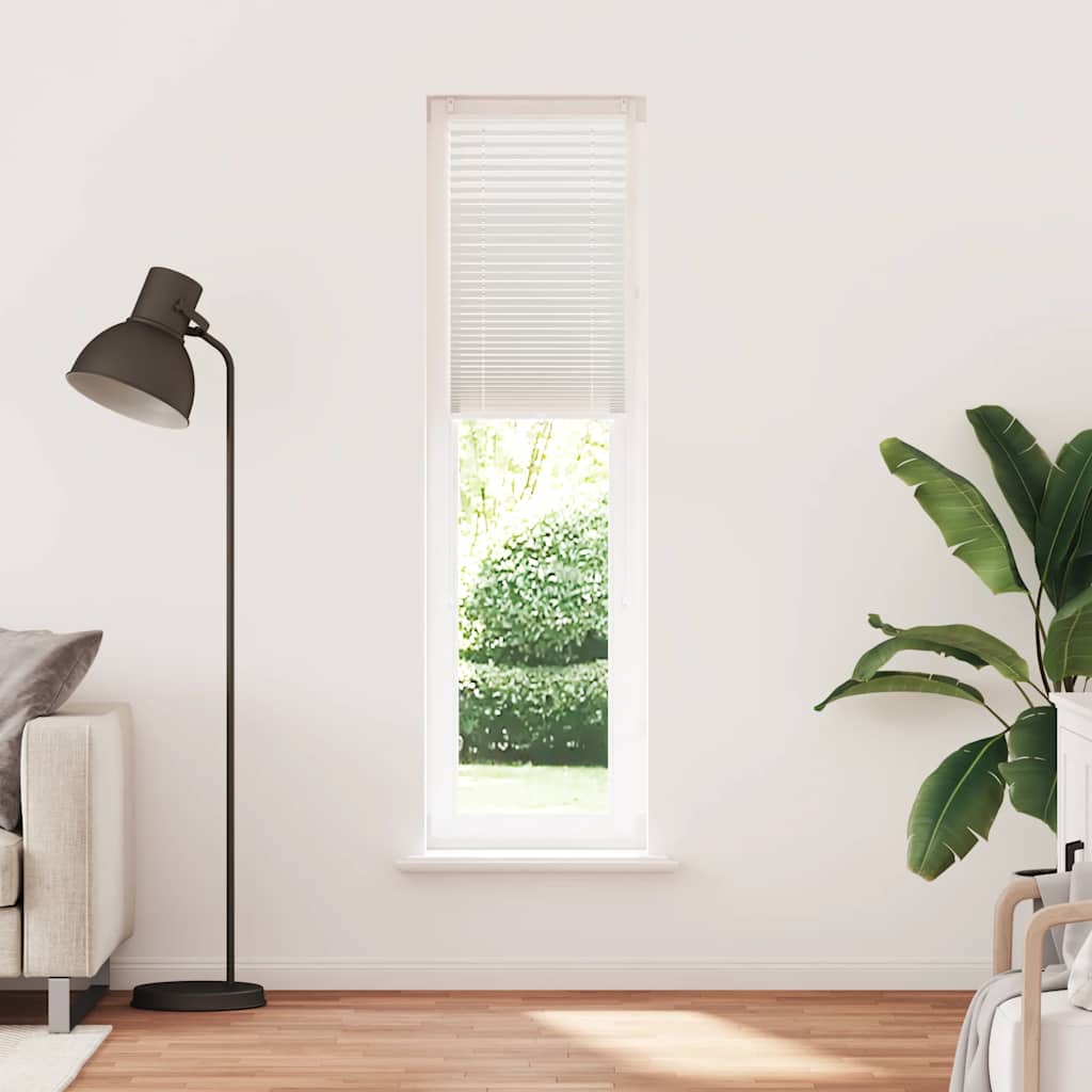 Plisse Blind 40x200cm White Pleated Blind