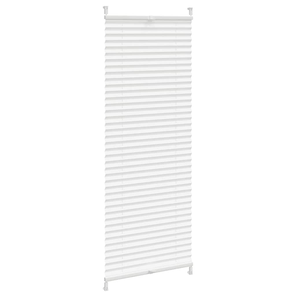 Plisse Blind 60x100cm White Pleated Blind