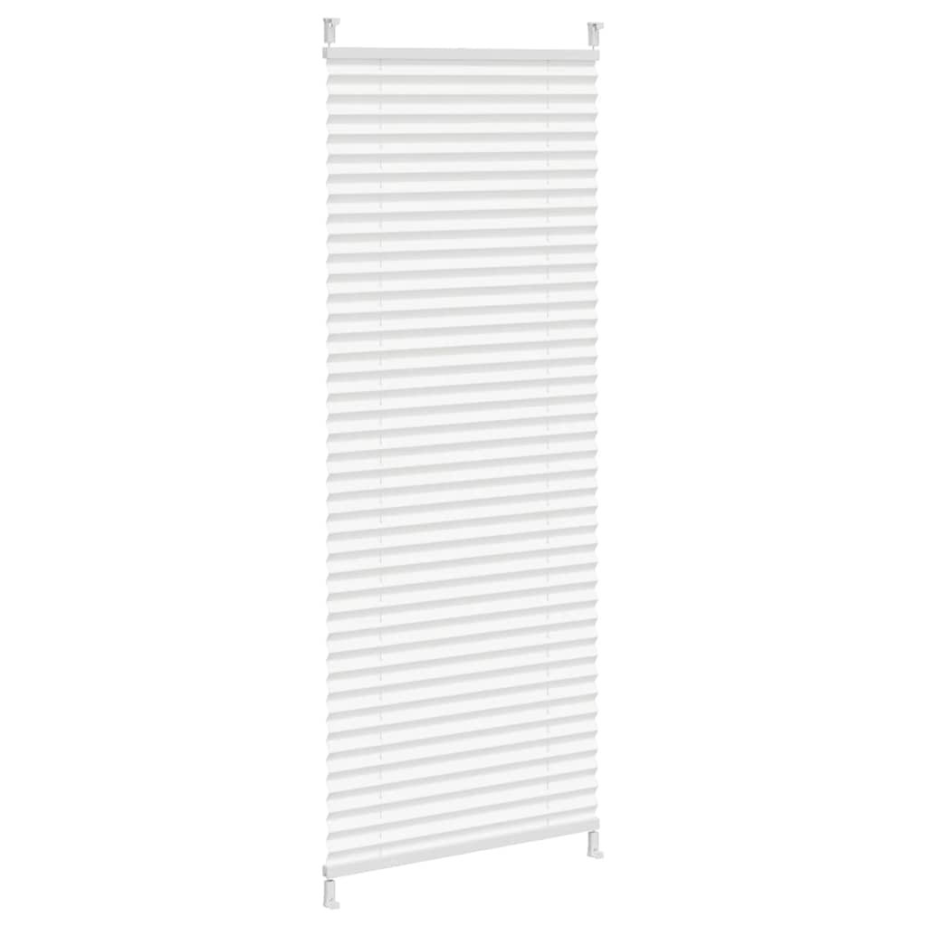 Plisse Blind 60x100cm White Pleated Blind