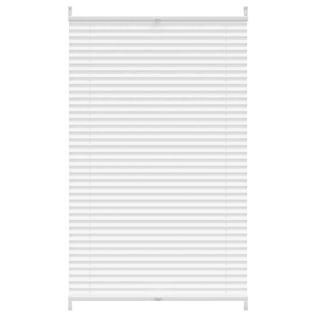 Plisse Blind 70x125cm White Pleated Blind