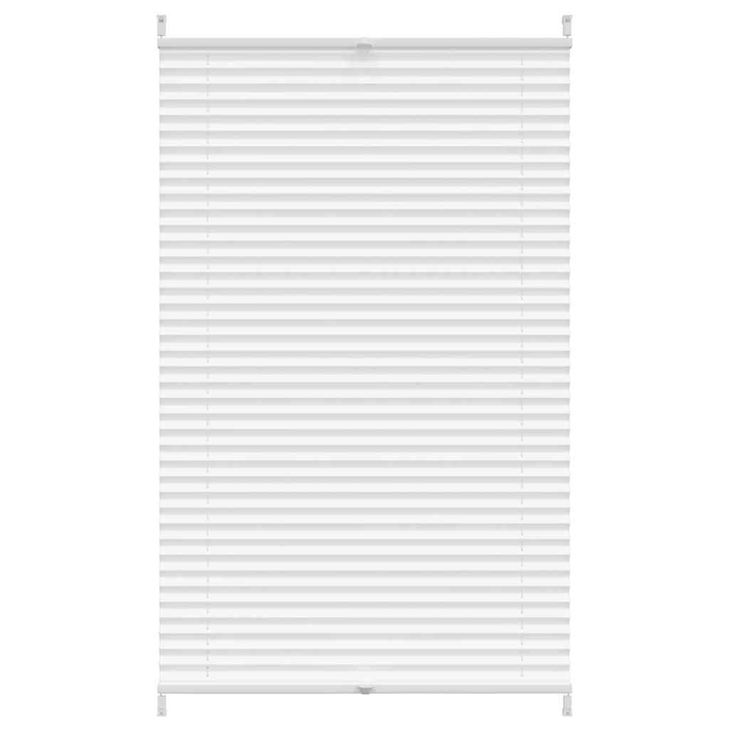 Plisse Blind 80x100cm White Pleated Blind