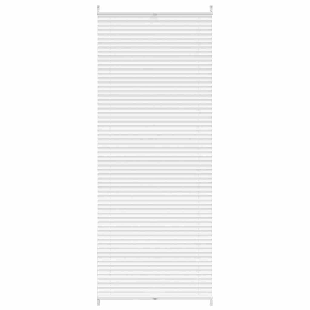 Plisse Blind 80x200cm White Pleated Blind