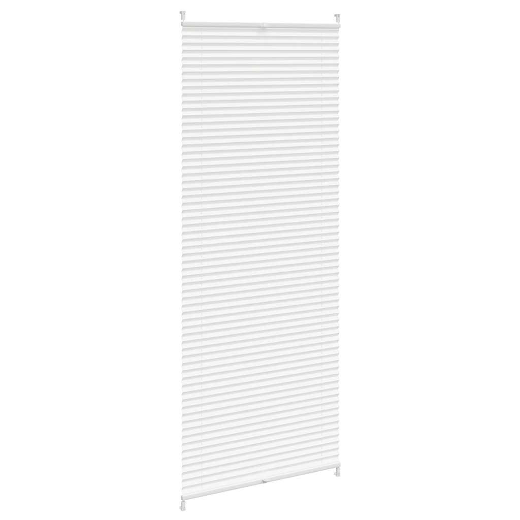 Plisse Blind 80x200cm White Pleated Blind
