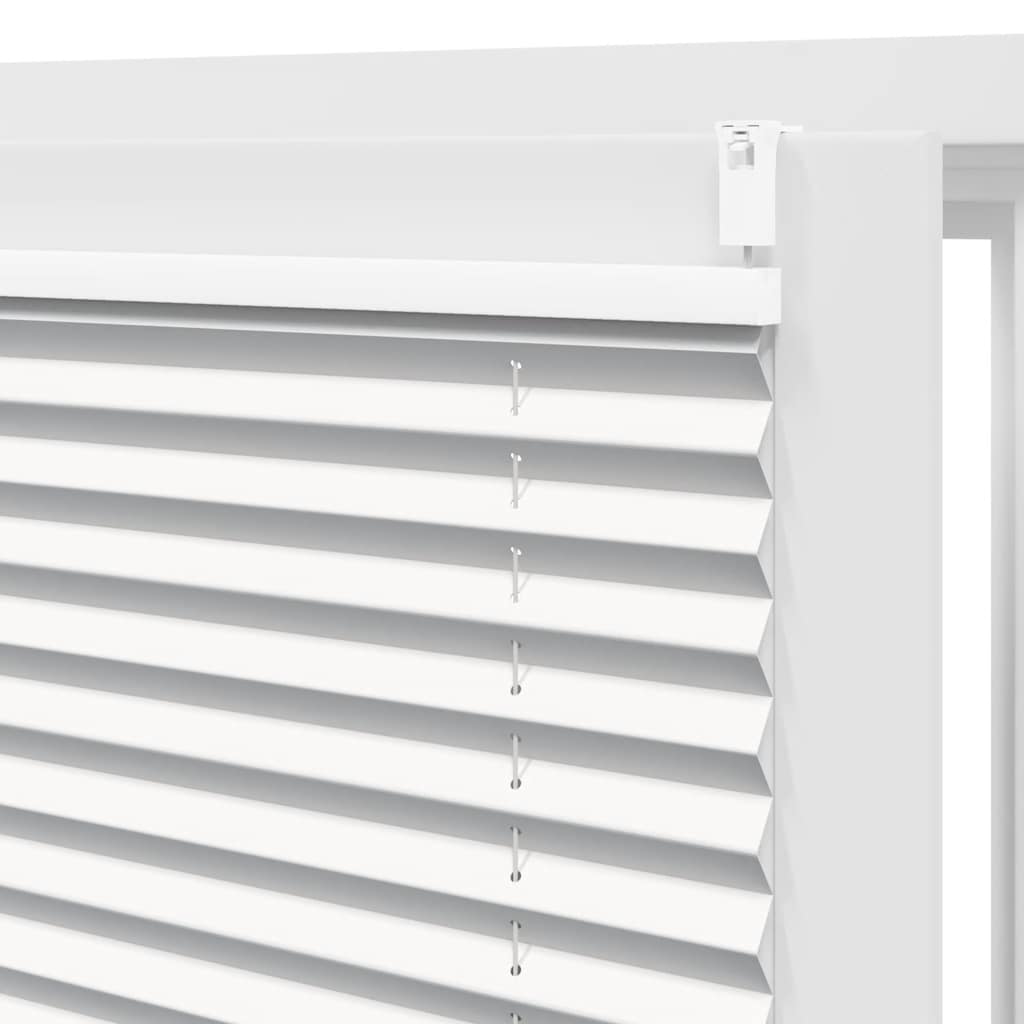 Plisse Blind 90x100cm White Pleated Blind