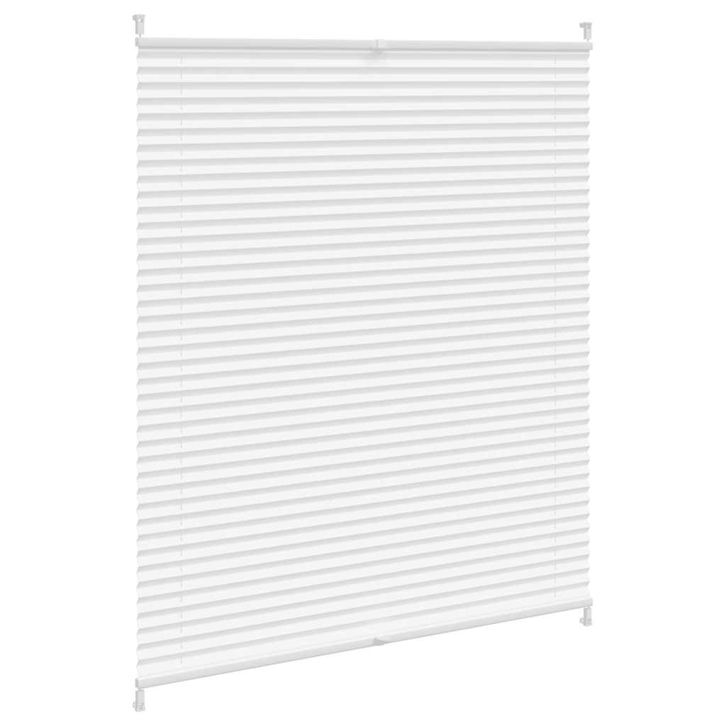Plisse Blind 100x100cm White Pleated Blind