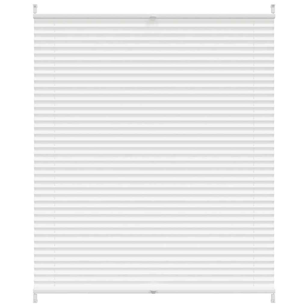 Plisse Blind 100x125cm White Pleated Blind