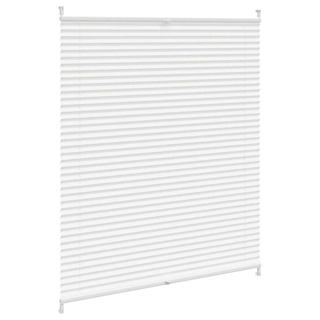 Plisse Blind 100x125cm White Pleated Blind