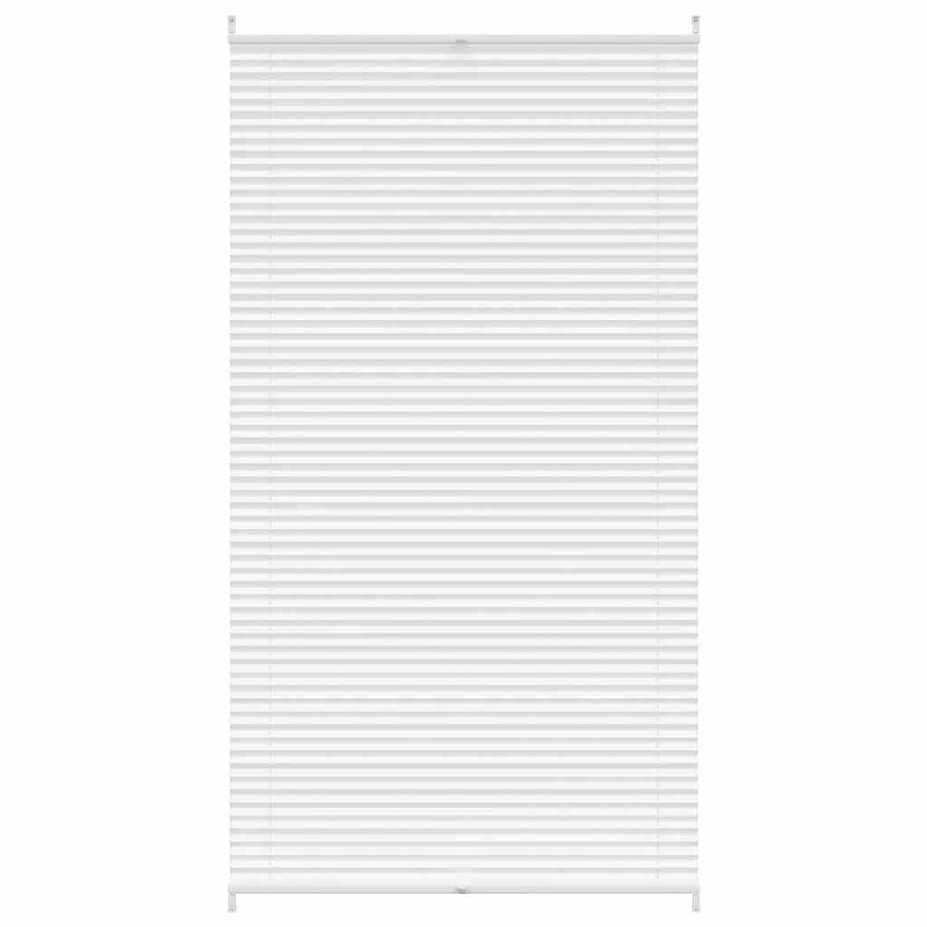 Plisse Blind 100x200cm White Pleated Blind