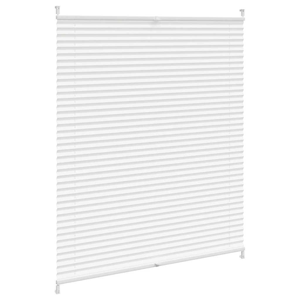 Plisse Blind 110x100cm White Pleated Blind