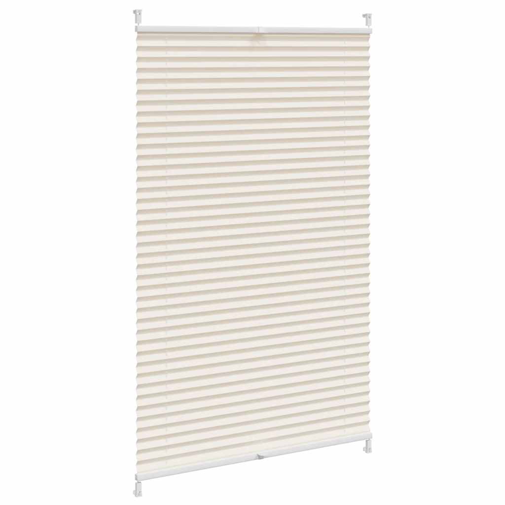 Plisse Blind 80x125cm Cream