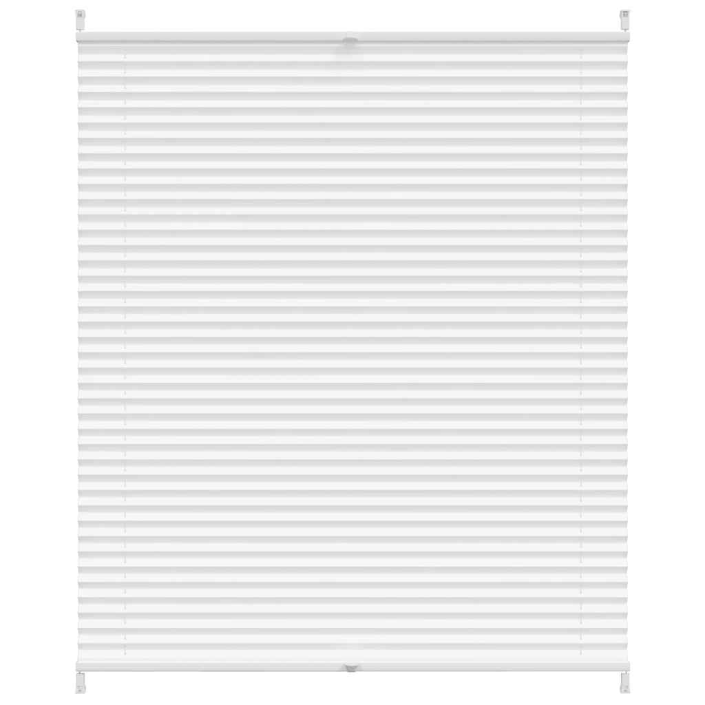 Plisse Blind 110x125cm White Pleated Blind