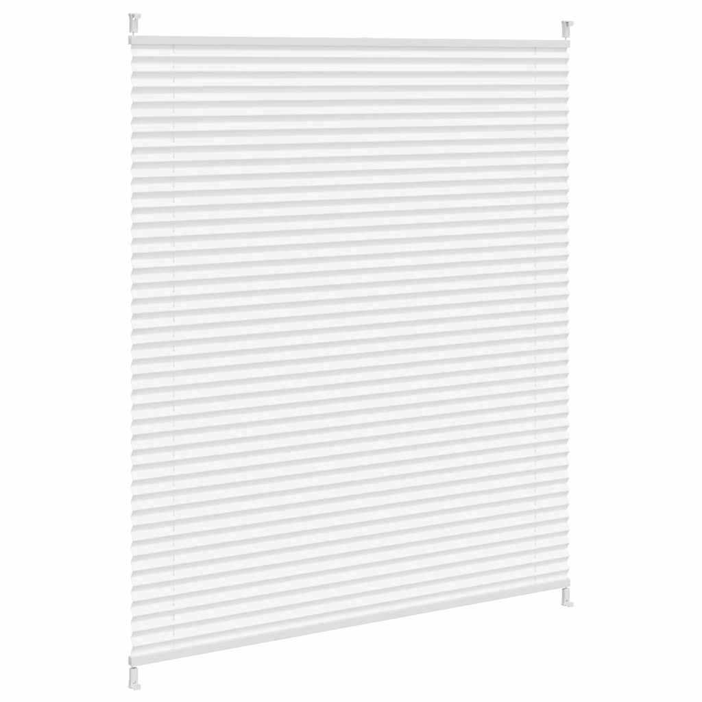 Plisse Blind 110x150cm White Pleated Blind