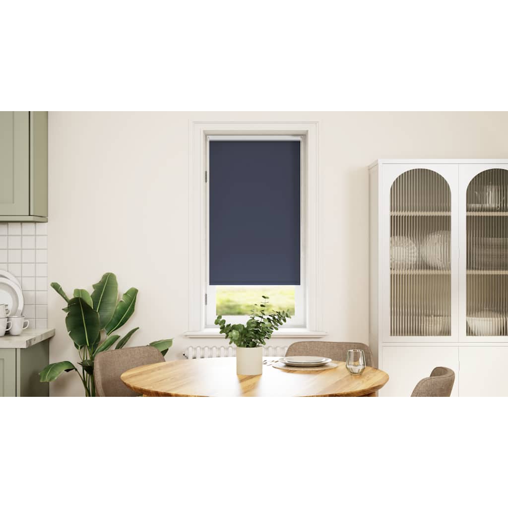 Roller Blind Blackout 60 x 120 cm Marine / Blue
