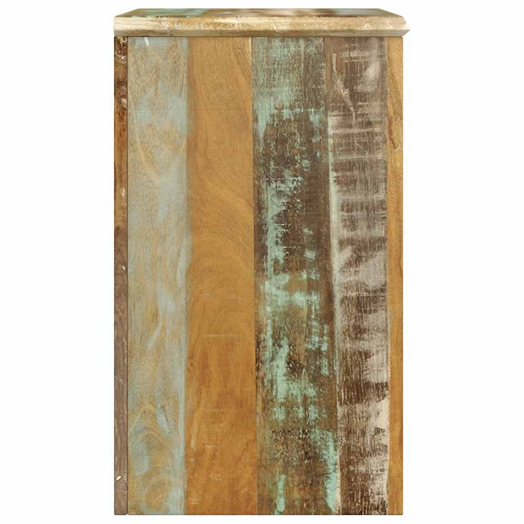 End Table with 1 Drawer 1 Door Reclaimed Wood