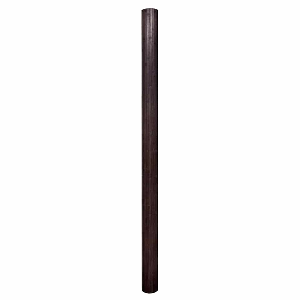 Room Divider Bamboo Dark Brown 250x165 cm