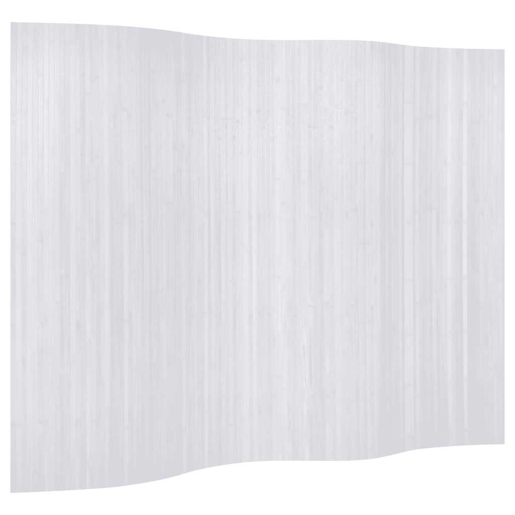 Room Divider Bamboo White 250x165 cm