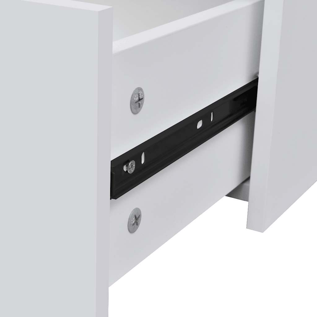 Sideboard with 4 Drawers 60x30.5x71 cm White