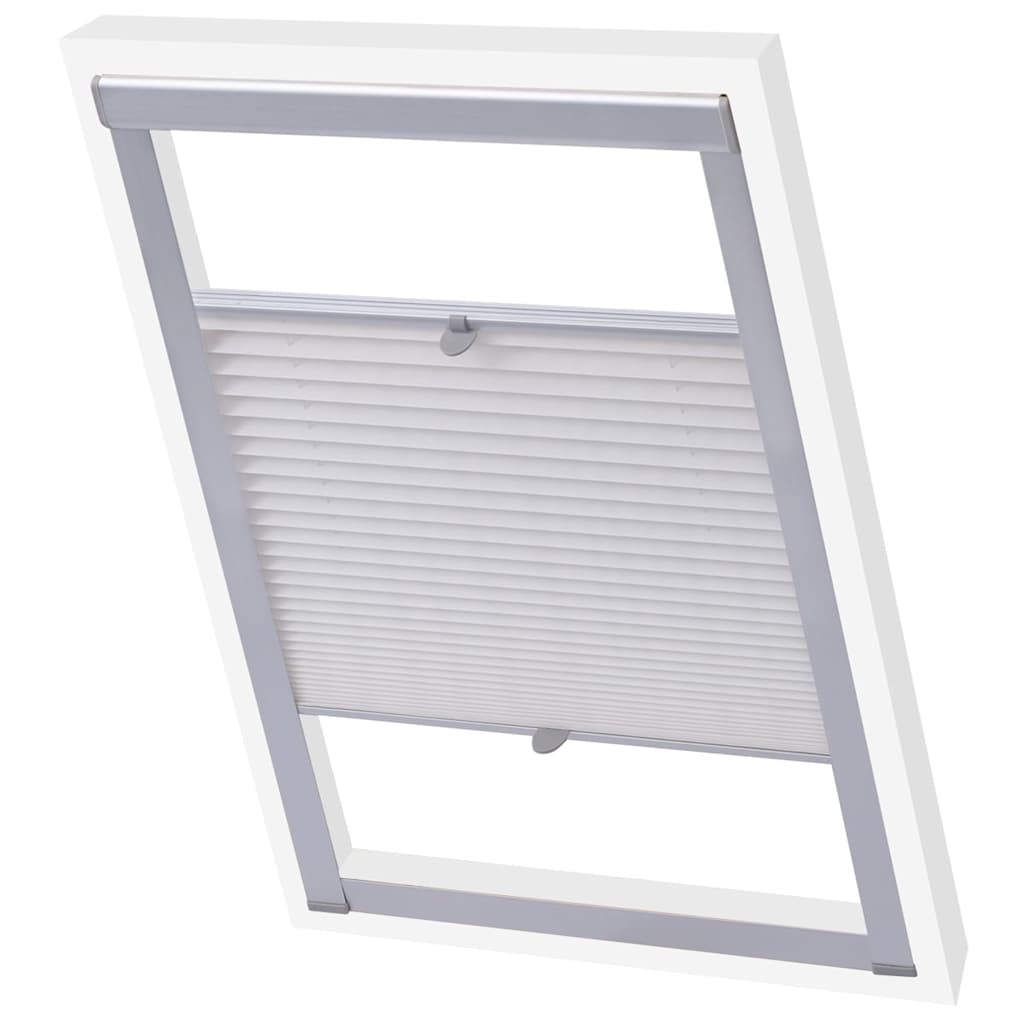 Pleated Blinds White C02