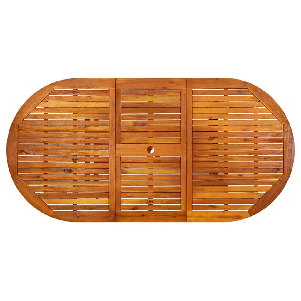 Garden Table 200x100x75 cm Solid Acacia Wood