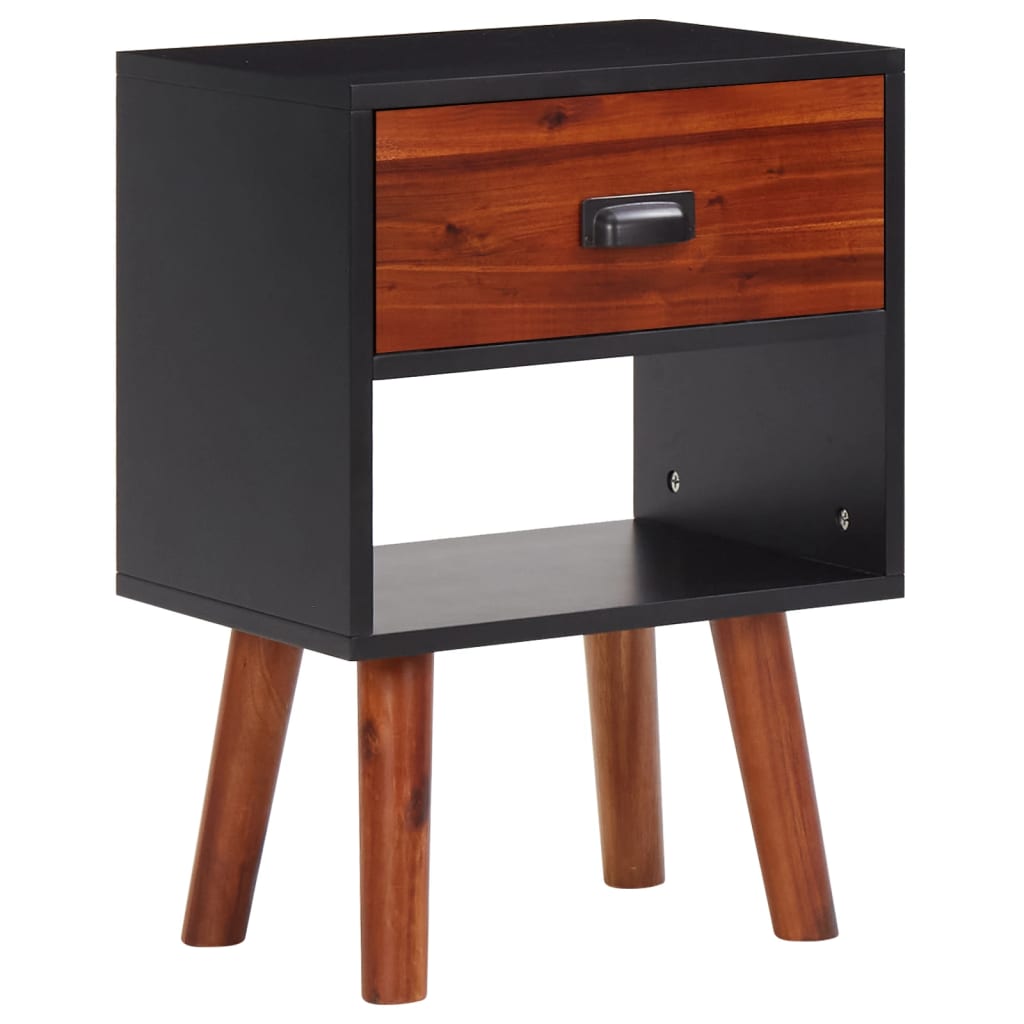 Solid Acacia Wood Bedside Cabinets 2 pcs 40x30x57 cm