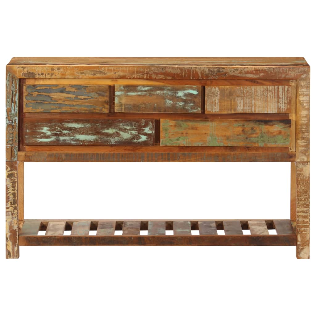 Sideboard 120x30x75 cm Solid Reclaimed Wood