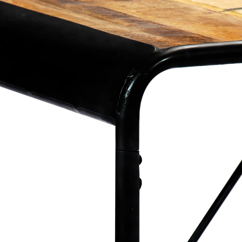 Dining Table 180x90x76 cm Solid Rough Mango Wood